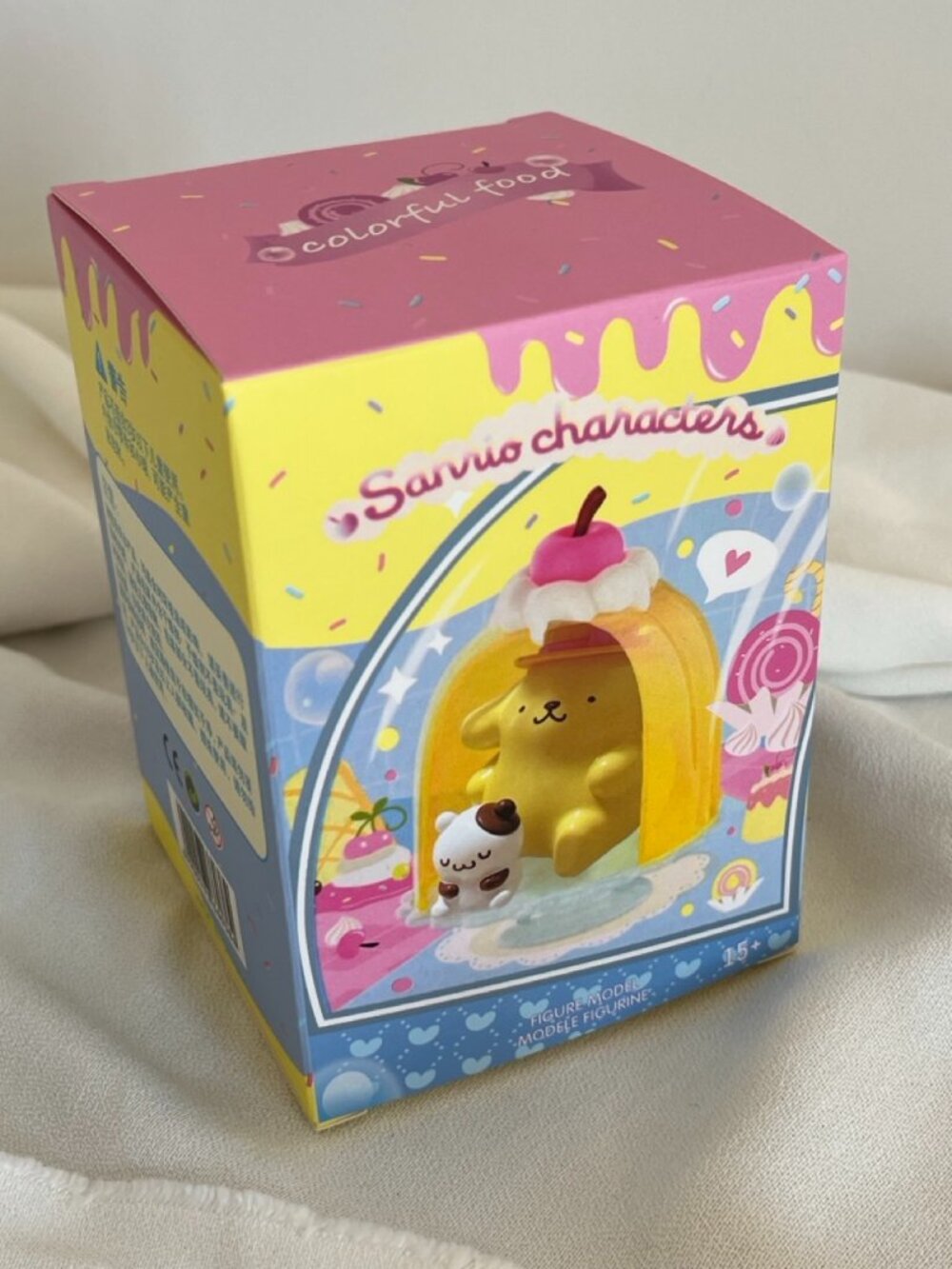Sanrio Pochacco Chocolate Dessert Wall Colorful Food Series Blind Box Figure